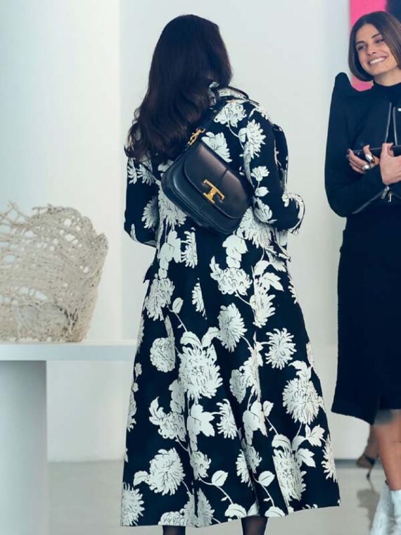 And Just Like That S02 Kristin Davis Floral Trench Coat
