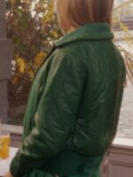 And Just Like That S02 Carrie Bradshaw Green Bomber Jacket
