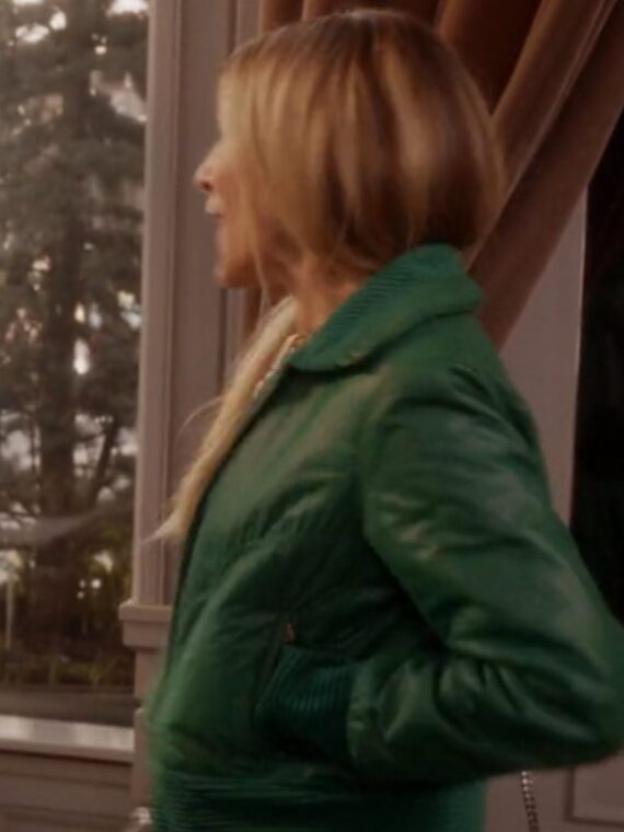 And Just Like That S02 Carrie Bradshaw Green Bomber Jacket