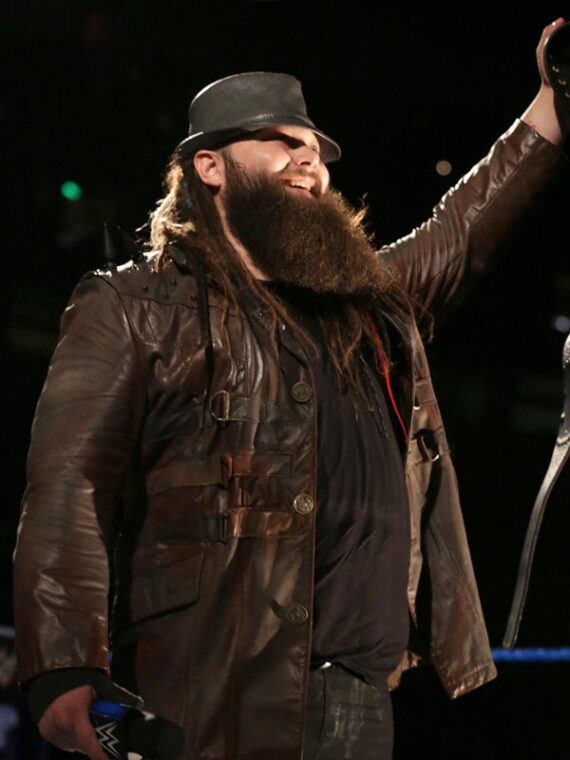 WWE Bray Wyatt Brown Leather Jacket