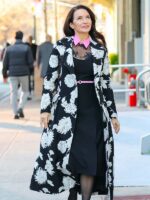 And Just Like That S02 Kristin Davis Floral Trench Coat