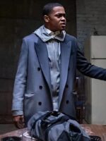 Power Book II Ghost S03 Tariq St. Patrick Gray Trench Coat