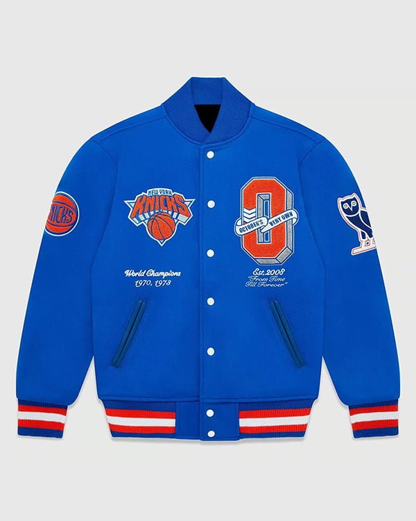 OVO NBA New York Knicks Varsity Jacket