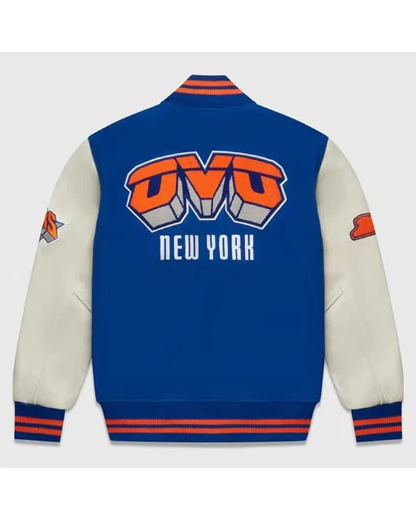 OVO New York Knicks Varsity Jacket