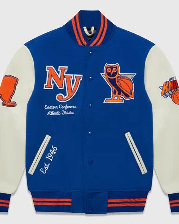 OVO New York Knicks Varsity Jacket