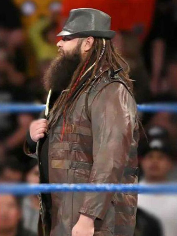 WWE Bray Wyatt Brown Leather Jacket