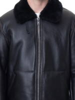 Men’s Sheepskin B3 Jacket In Black