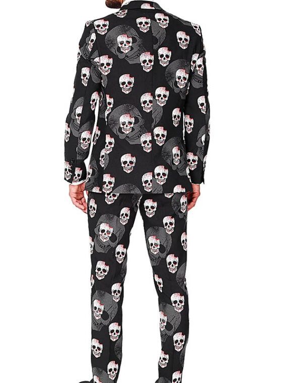 Halloween 2023 Skulleton Printed Suit