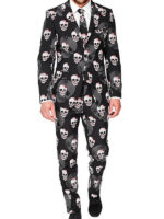 Halloween 2023 Skulleton Printed Suit