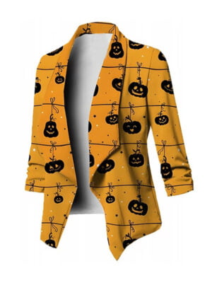 Halloween Pumpkin Blazer