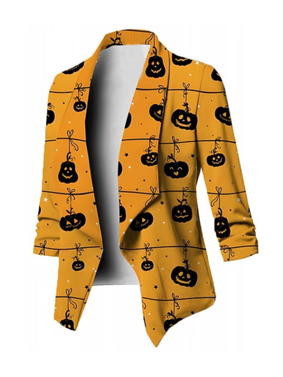 Halloween Pumpkin Blazer