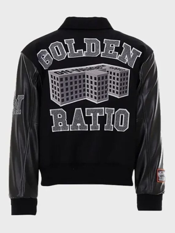 Off White Golden Ratio Varsity Jacket