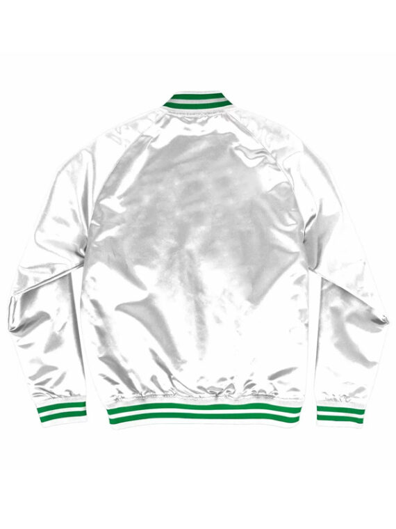 New York Jets White Satin Jacket