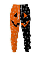 Halloween 2023 Orange & Black Pumpkin Tracksuit