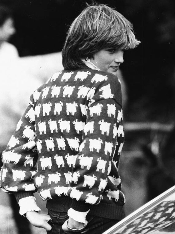Princess Diana Black Sheep Sweater