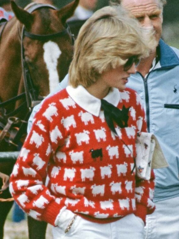Princess Diana Black Sheep Sweater