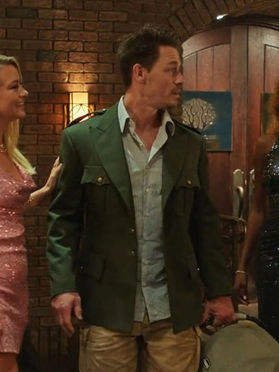 Vacation Friends 2 John Cena Green Coat