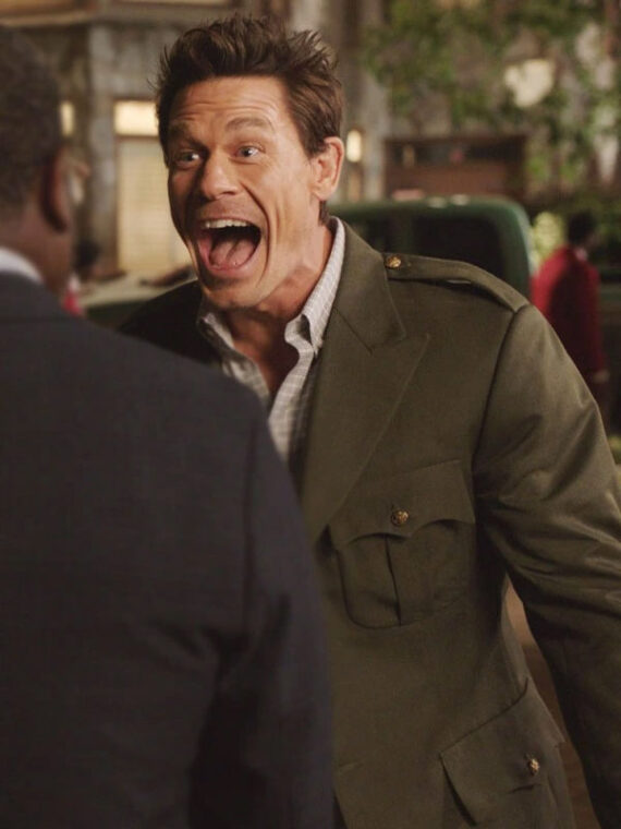 Vacation Friends 2 John Cena Green Coat