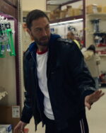 The Bear Ebon Moss-Bachrach Bomber Leather Jacket