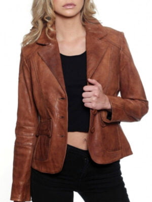 Womens Leather Coat