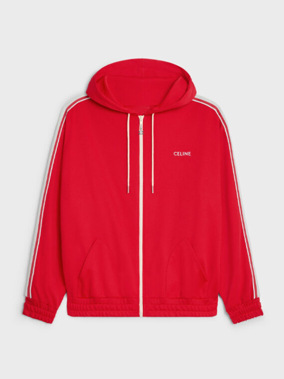 Travis Kelce TNF Celine Red Tracksuit