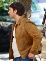 It Ends With Us 2024 Brandon Sklenar Brown Jacket