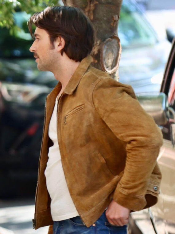 It Ends With Us 2024 Brandon Sklenar Brown Jacket