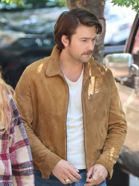 It Ends With Us 2024 Brandon Sklenar Brown Jacket