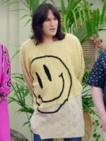 Bake Off Noel Fielding Smiling Face Yellow Jumper