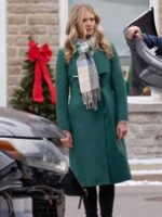 Christmas By Design 2023 Rebecca Dalton Belted Green Coat