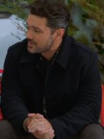 Under The Christmas Sky 2023 Ryan Paevey Blue Coat