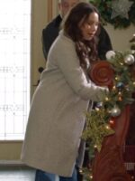 Under The Christmas Sky 2023 Jessica Parker Kennedy Sherpa Coat