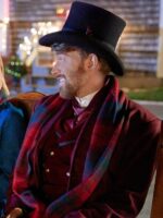 Mystic Christmas 2023 Chandler Massey Maroon Coat