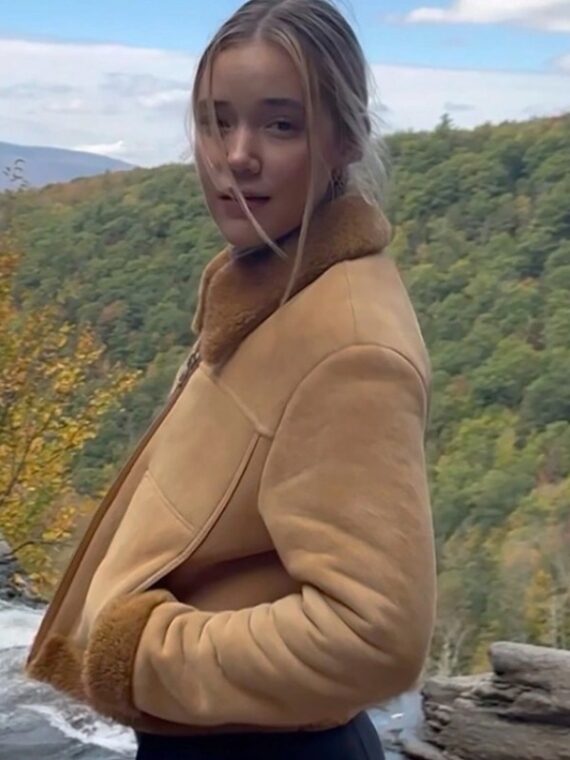 Olivia Ponton Brown Suede Jacket
