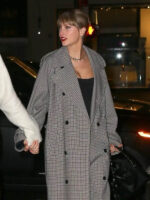SNL Taylor Swift Eagles Game Plaid Coat