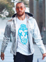 George Kittle Silver Hooded Jacket