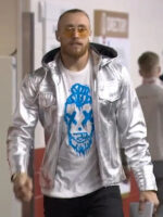 George Kittle Silver Hooded Jacket