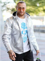 George Kittle Silver Hooded Jacket