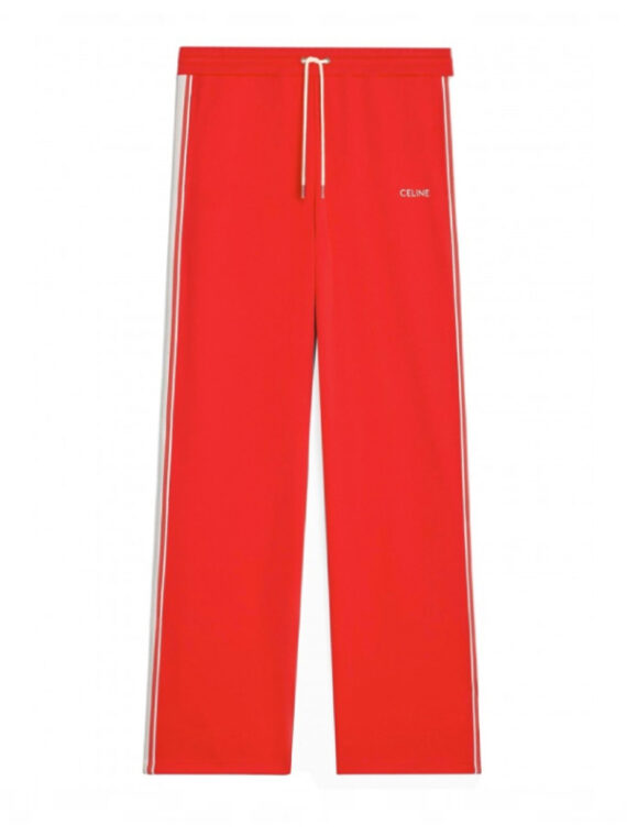 Travis Kelce TNF Celine Red Tracksuit