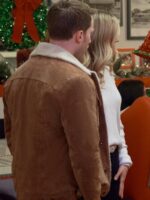 Christmas By Design 2023 Jonathan Keltz Brown Suede Jacket