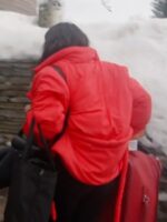 Winter House S03 Jordan Emanuel Red Belted Puffer Jacket