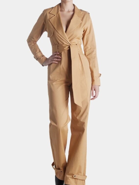 The Morning Show S03 Nicole Beharie Trench Jumpsuit