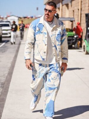 Travis Kelce 1989 Denim Suit