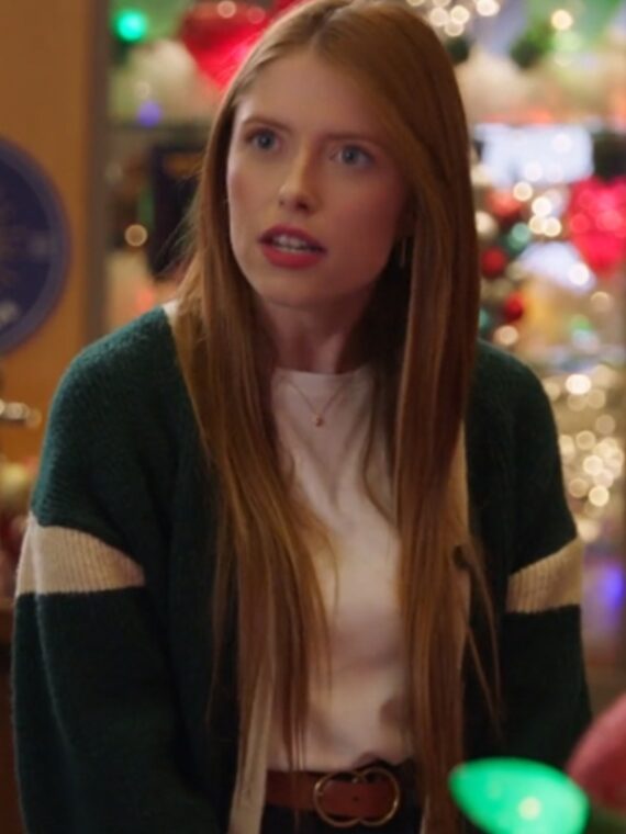 Under The Christmas Sky 2023 Sydney Sabiston Green Sweater