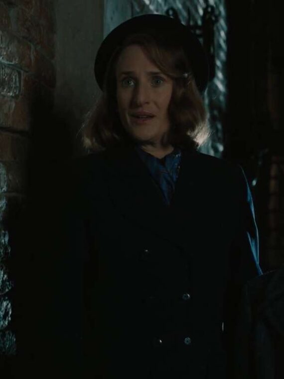 A Haunting in Venice 2023 Camille Cottin Black Coat