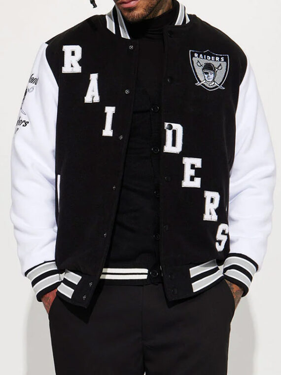Oakland Raiders Varsity Jacket