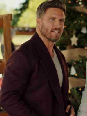 Anthony Bewlz Mom’s Christmas Boyfriend Clark Winters Maroon Coat