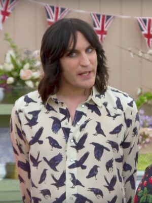 Bake Off Noel Fielding Bird Printed Shirt