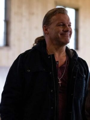 Bones Film Country Hearts Christmas 2023 Chris Jericho Black Hooded Jacket