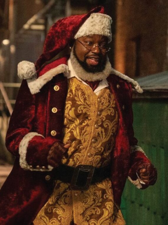Dashing Through the Snow Santa Claus Coat
